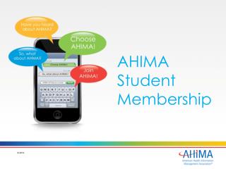 AHIMA Student Membership