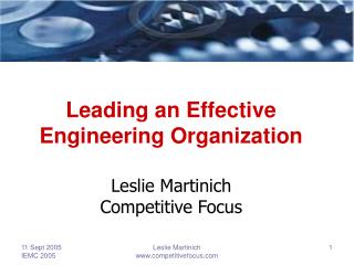 leading an effective engineering organization