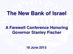 Redefining Policy and Tools: A Look into the New Bank of Israel Law - slide 1