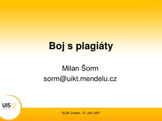 boj s plagi ty