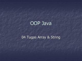 oop java