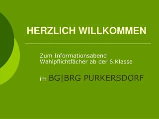 herzlich willkommen