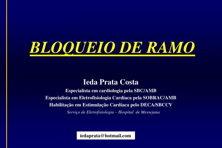 bloqueio de ramo