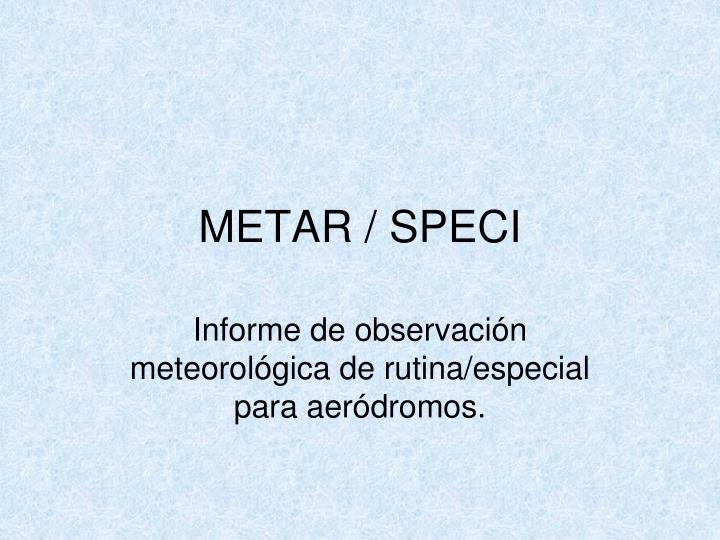 metar speci