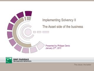 Implementing Solvency II The Asset side of the business