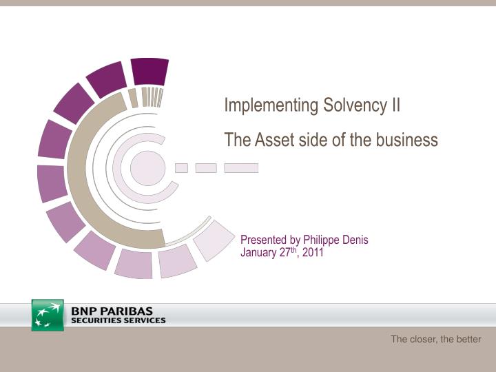 implementing solvency ii the asset side of the business
