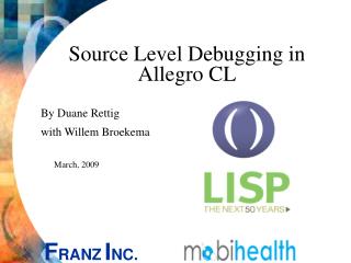 Source Level Debugging in Allegro CL