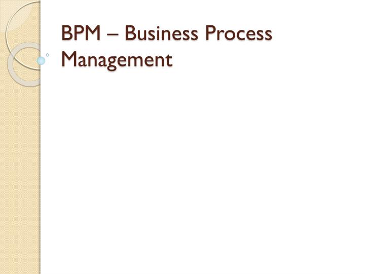 bpm business process management