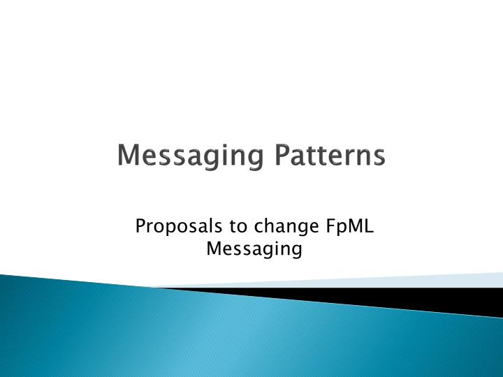 messaging patterns