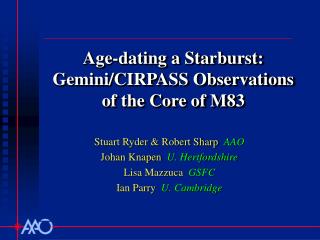 Age-dating a Starburst: Gemini/CIRPASS Observations of the Core of M83