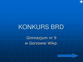 konkurs brd