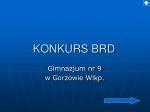 KONKURS BRD - slide 1