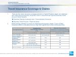 Travel Insurance Coverage &amp; Claims