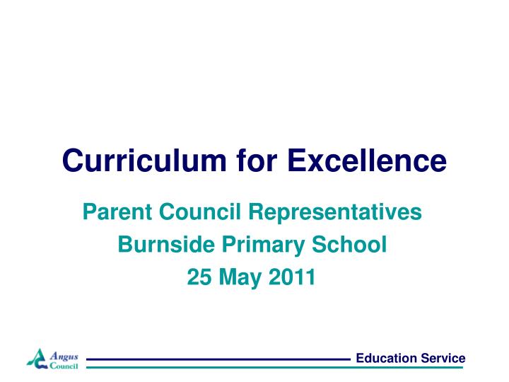 curriculum for excellence