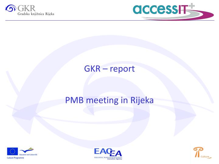 gkr report