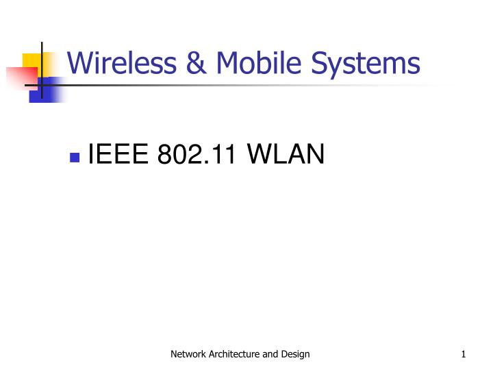 wireless mobile systems