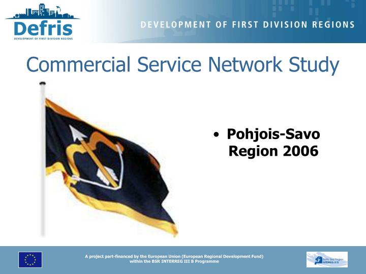 commercial service network study