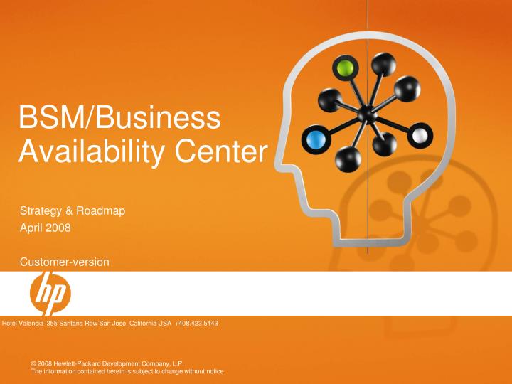 bsm business availability center