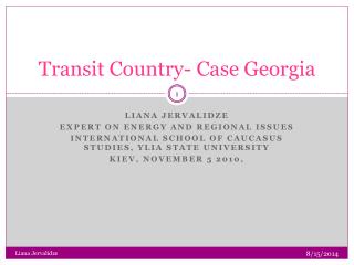 Transit Country- Case Georgia