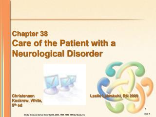 Chapter 38 Care of the Patient with a Neurological Disorder