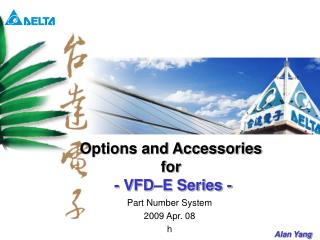 Options and Accessories for - VFD–E Series -