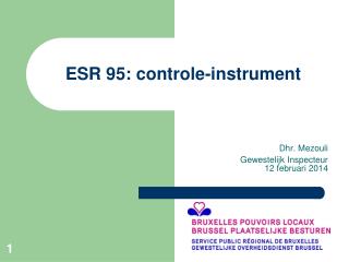 esr 95 controle instrument