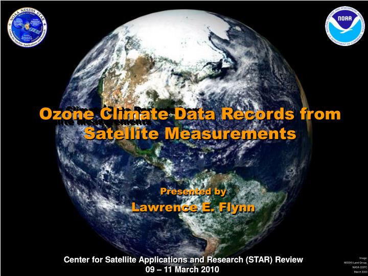 ozone climate data records from satellite measurements