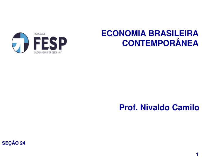 economia brasileira contempor nea