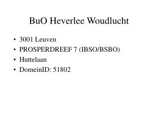 buo heverlee woudlucht