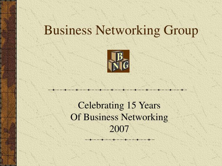 business networking group