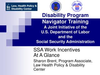 SSA Work Incentives At A Glance