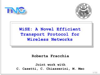 WiSE: A Novel Efficient Transport Protocol for Wireless Networks