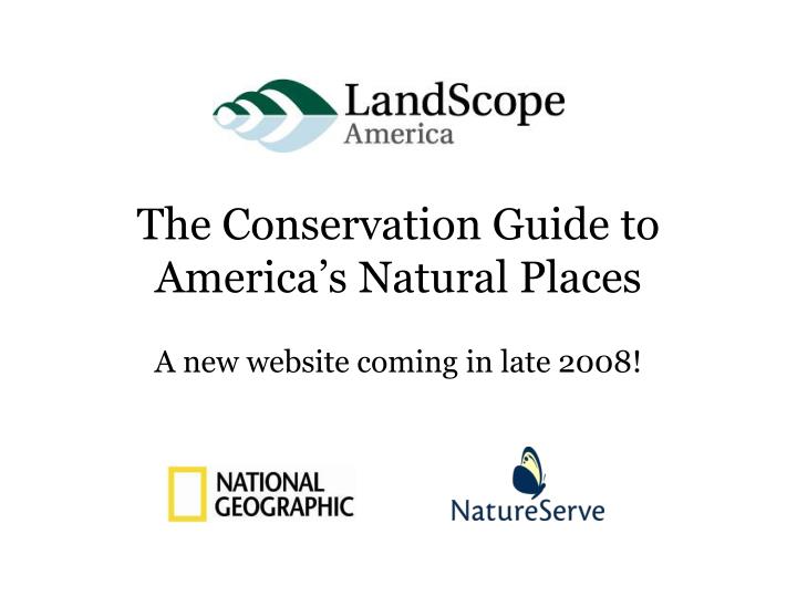 the conservation guide to america s natural places