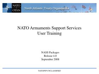 NATO Armaments Support Services User Training