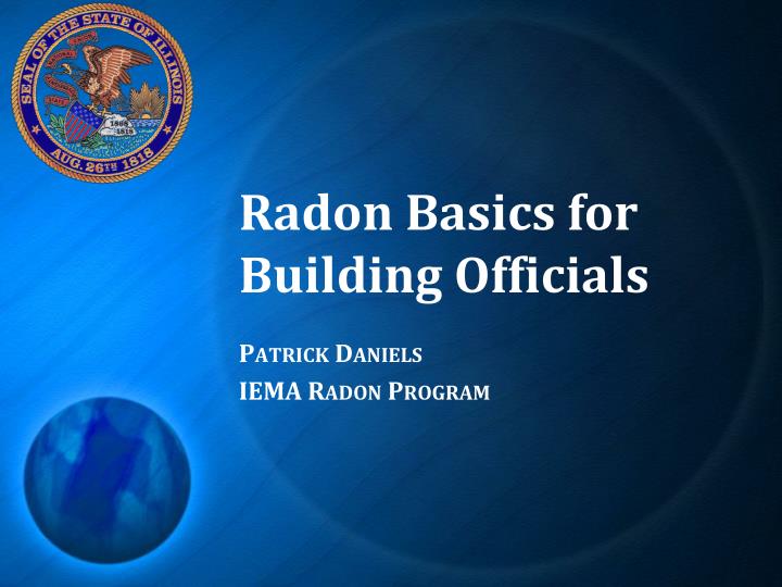 radon basics for building officials