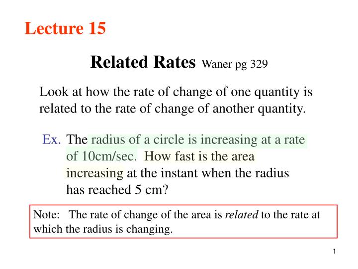 related rates waner pg 329
