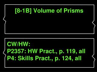 8 1b volume of prisms