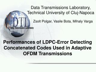 Performances of LDPC-Error Detecting Concatenated Codes Used in Adaptive OFDM Transmissions