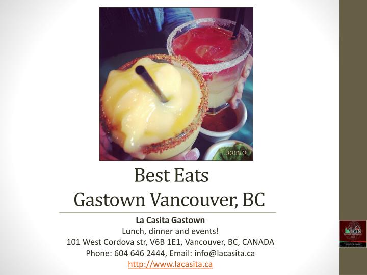 best eats gastown vancouver bc