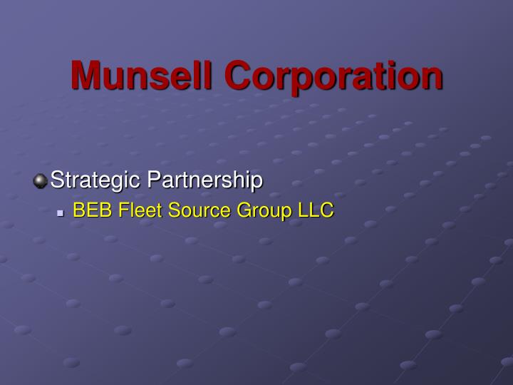 munsell corporation