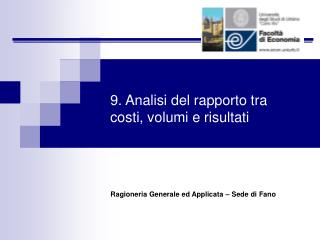 ragioneria generale ed applicata sede di fano