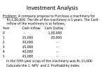Investment Analysis - slide 1