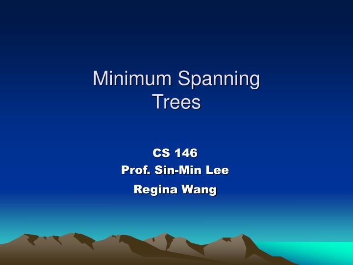 PPT - Minimum Spanning Trees PowerPoint Presentation, free