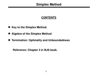 Simplex Method