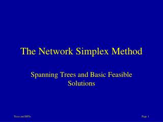 The Network Simplex Method