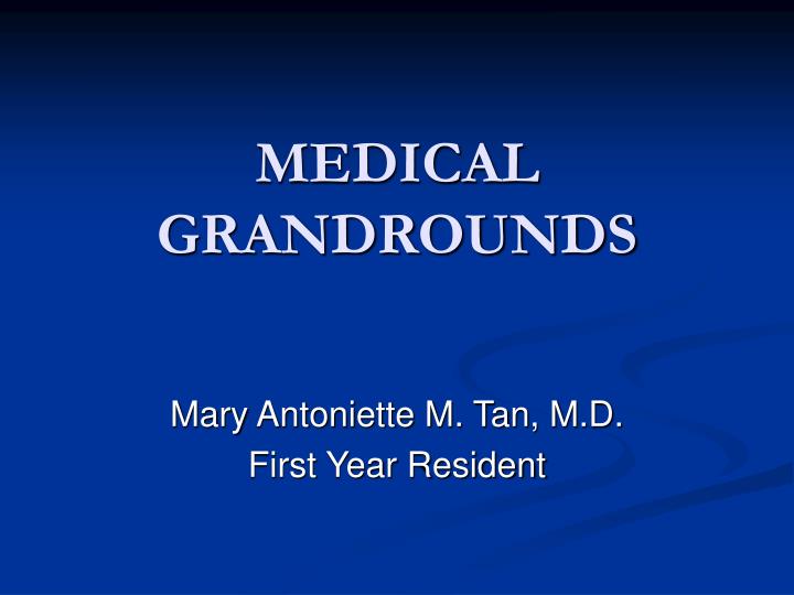 medical grandrounds