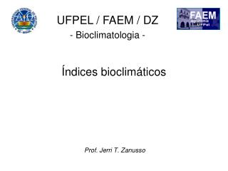 ndices bioclim ticos