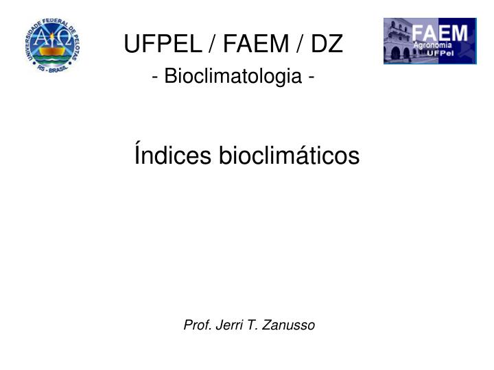 ndices bioclim ticos