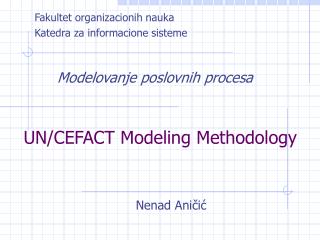 modelovanje poslovnih procesa