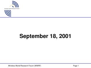 September 18, 2001